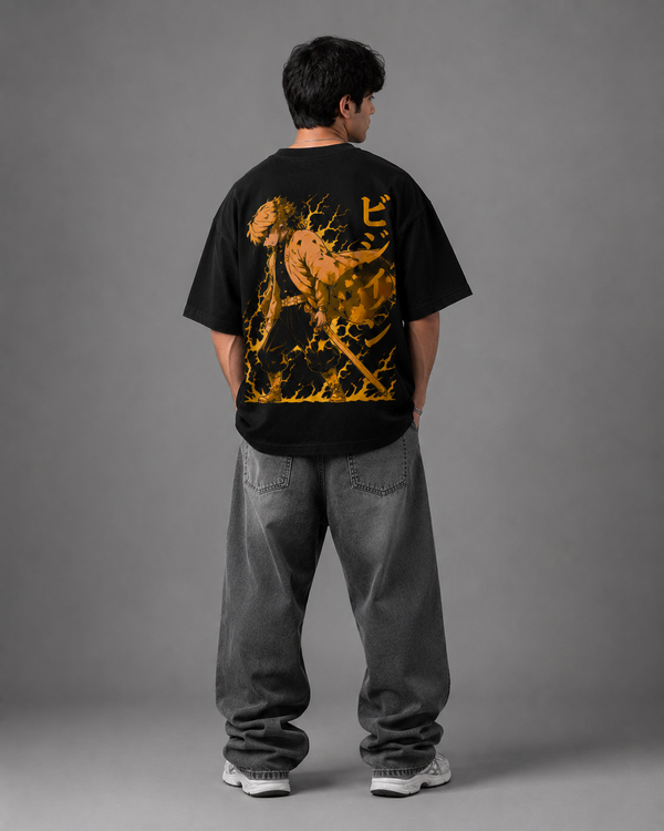 Thunder Breathing: Zenitsu Oversized T-Shirt