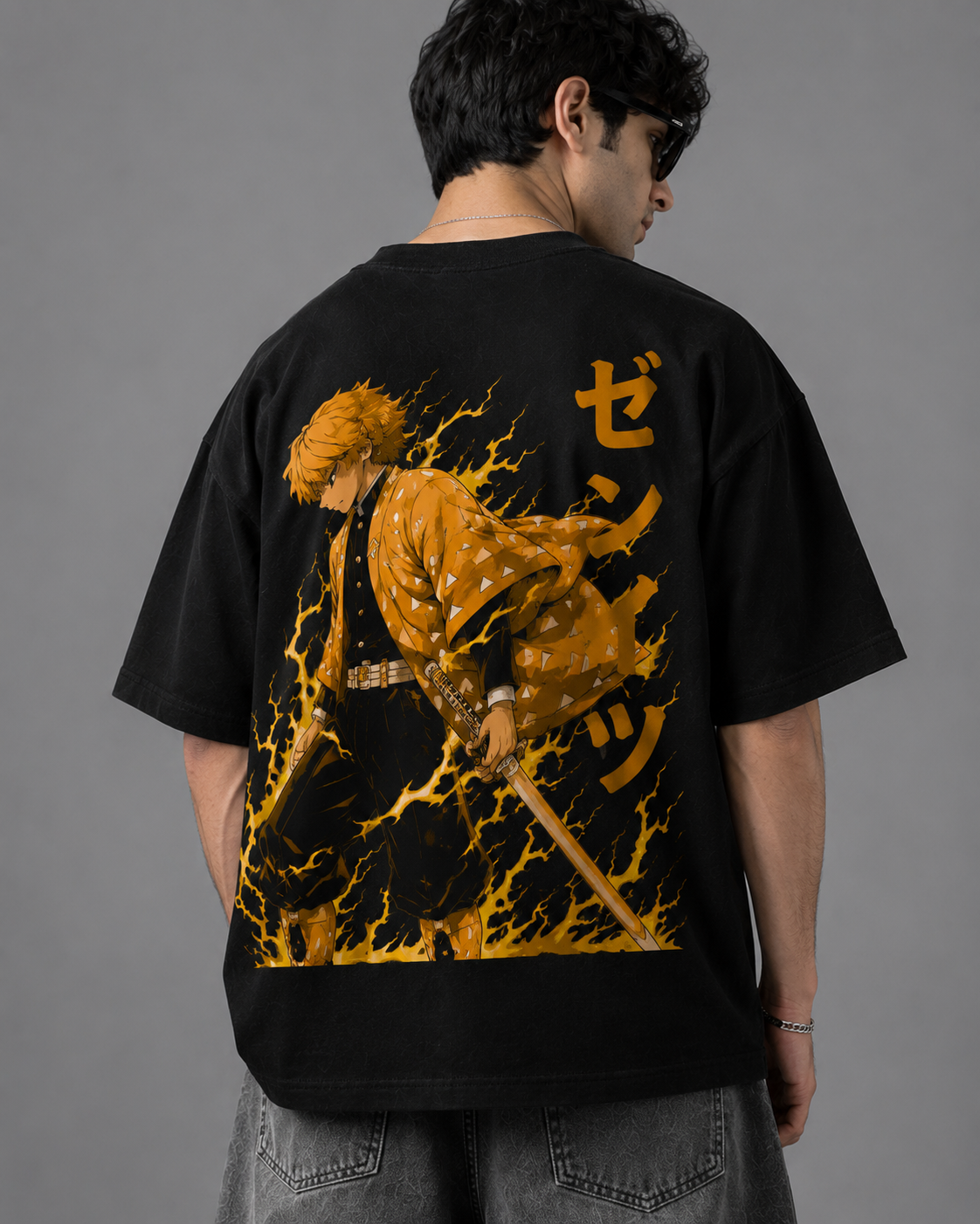 Thunder Breathing: Zenitsu Oversized T-Shirt
