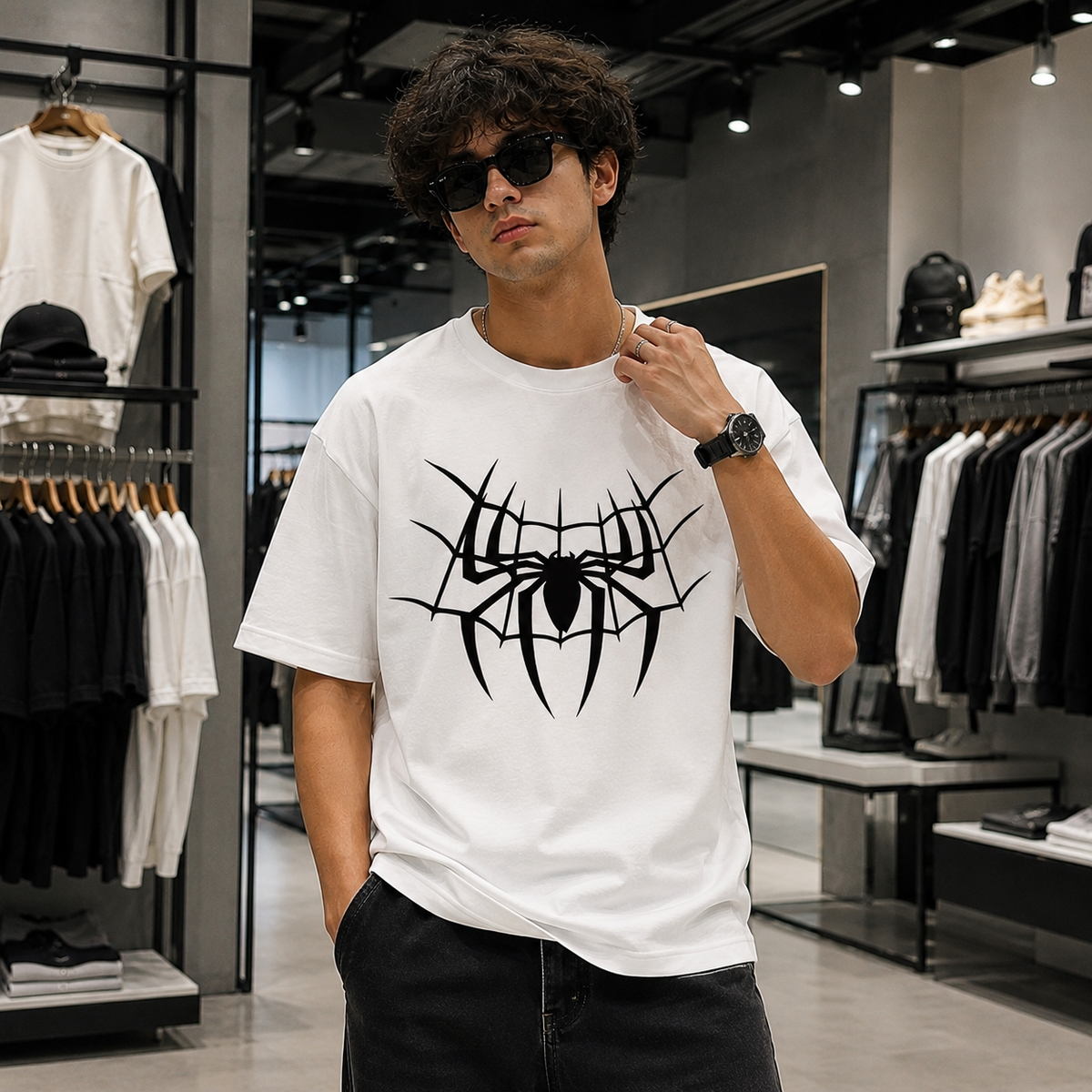 🕸️ Spider Web Tee