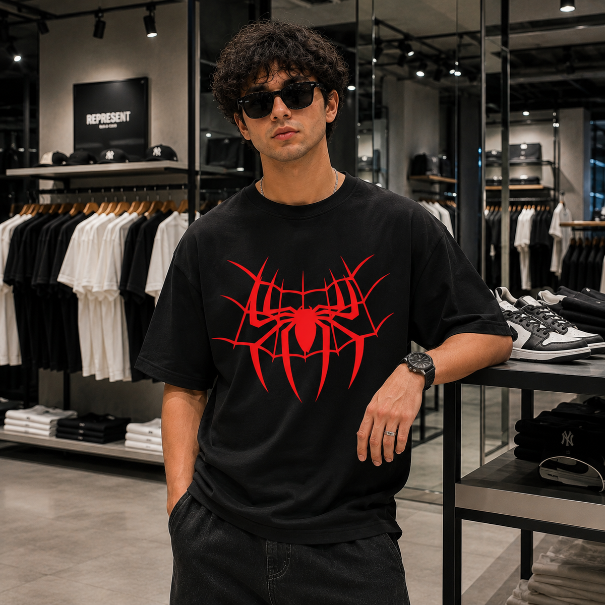 🕸️ Spider Web Tee