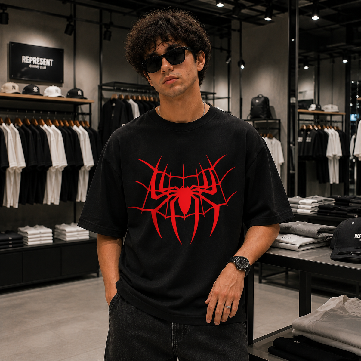 🕸️ Spider Web Tee