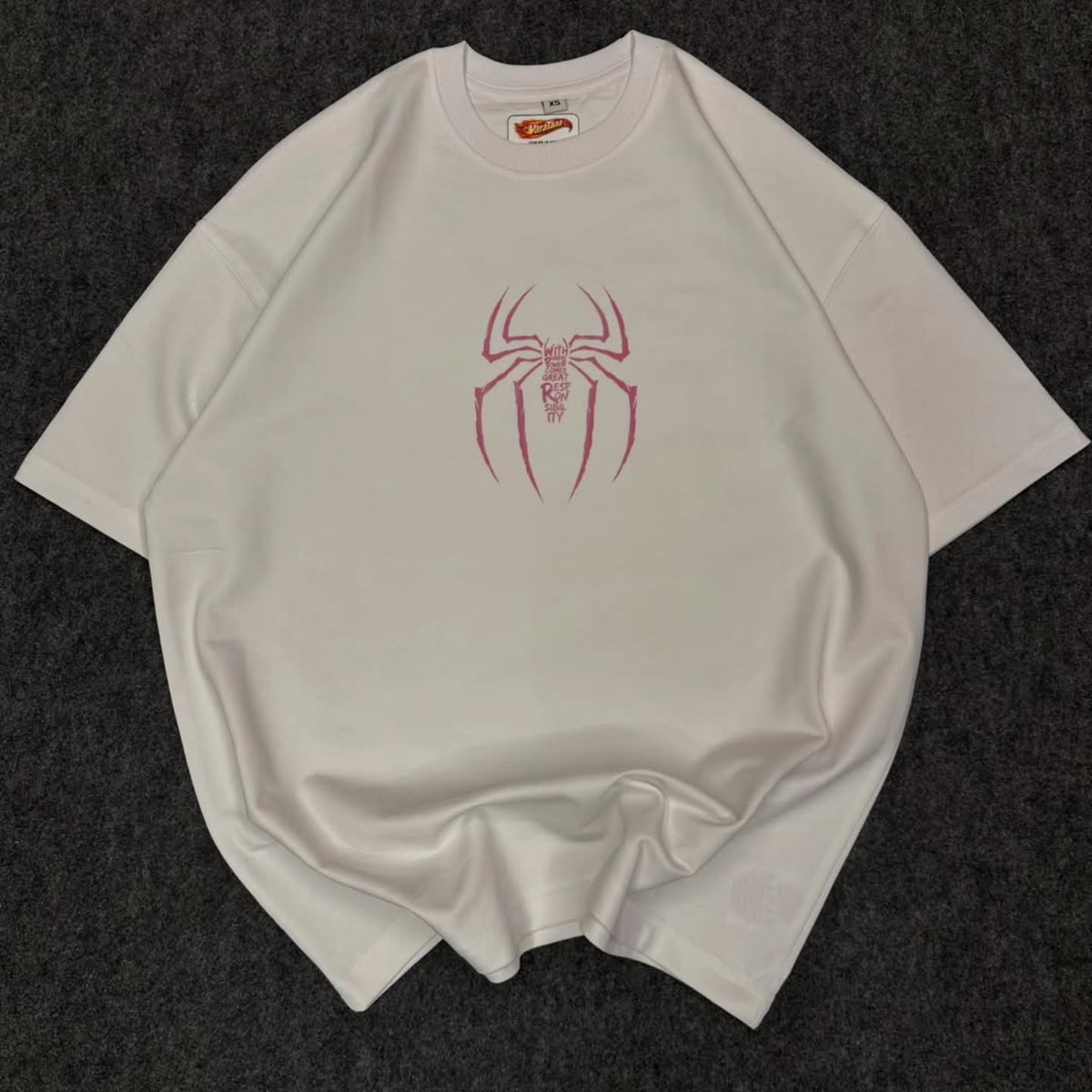 Spider Girl Oversized Graphic T-Shirt | Premium Cotton
