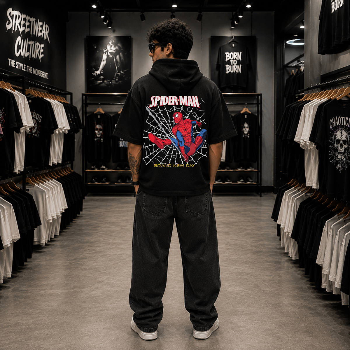 Web Phantom Hoodie Tee