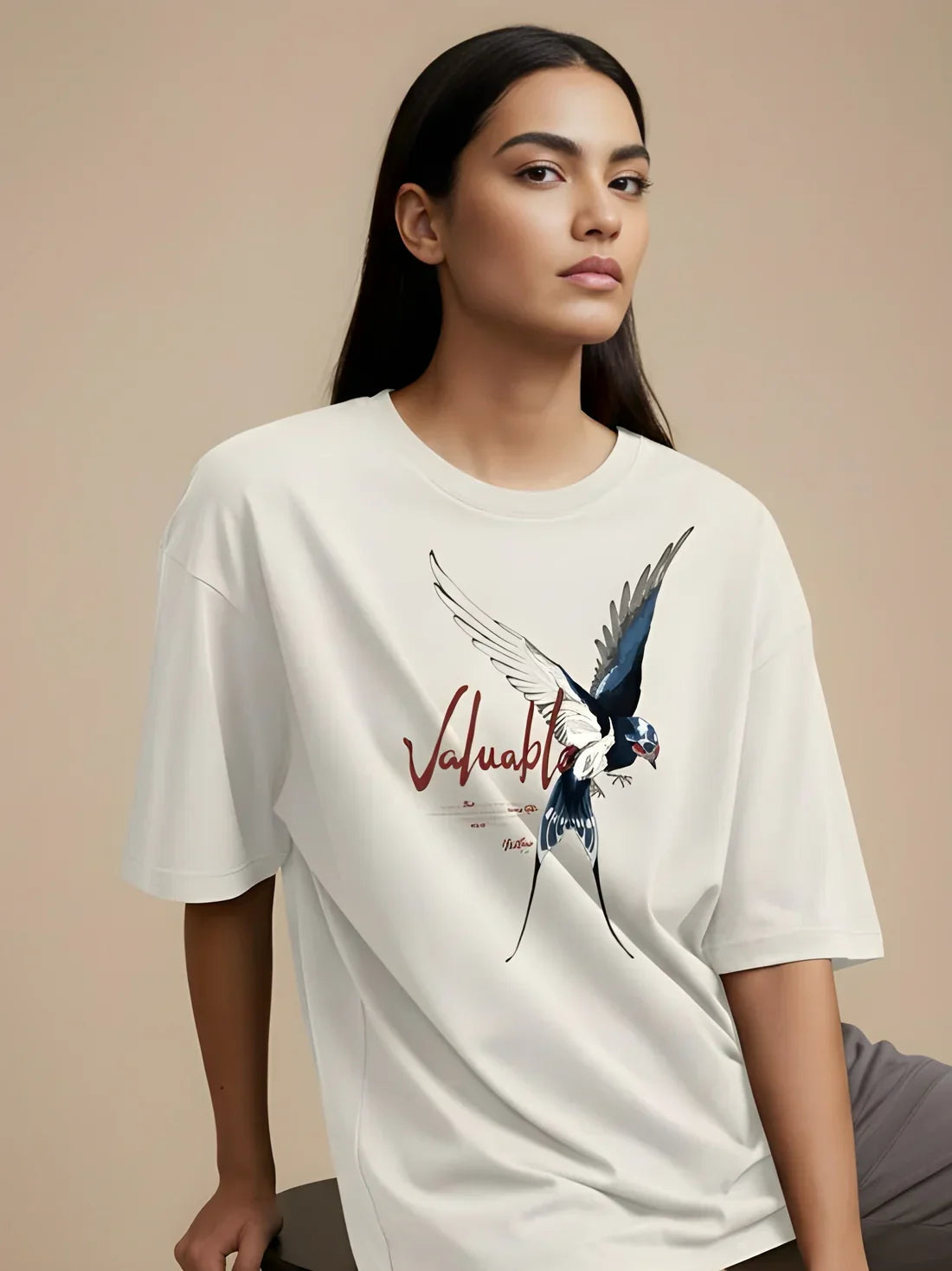 Sizing Store Oversized Gym and Casual T-shirt for women