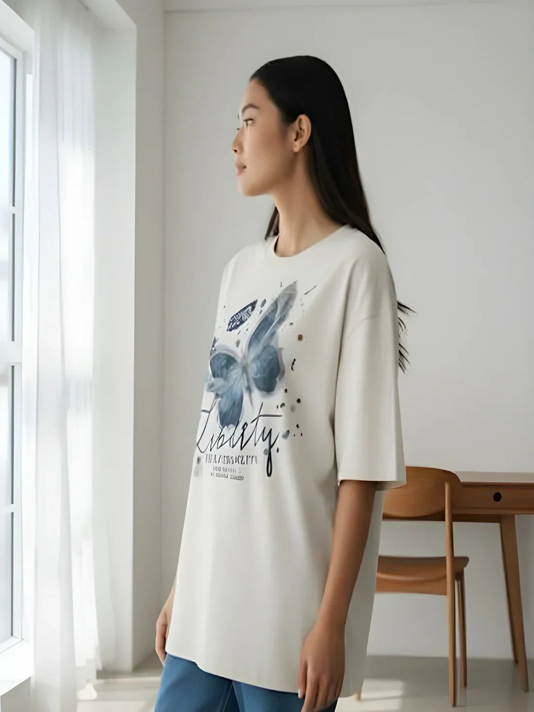 Sizing Store Oversized Gym and Casual T-shirt for women