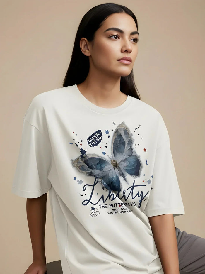 Sizing Store Oversized Gym and Casual T-shirt for women