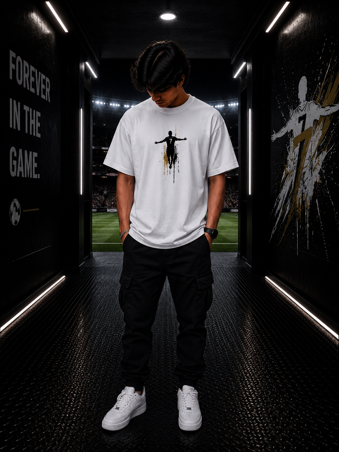 Number 7 Lightning Legacy Oversized T-Shirt