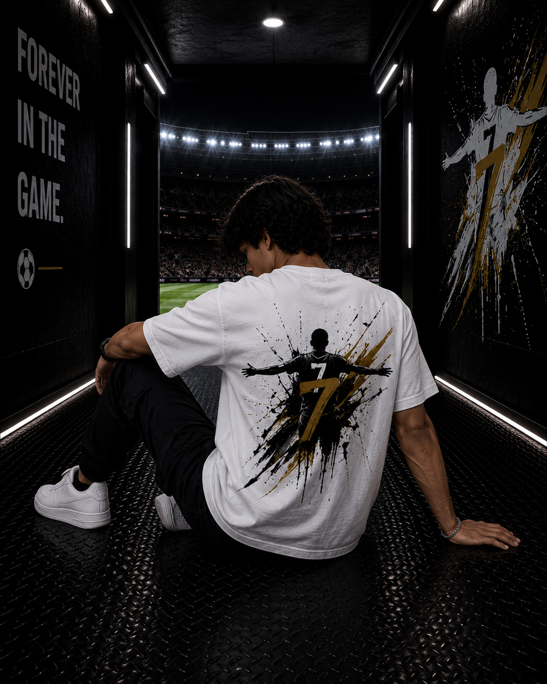 Number 7 Lightning Legacy Oversized T-Shirt