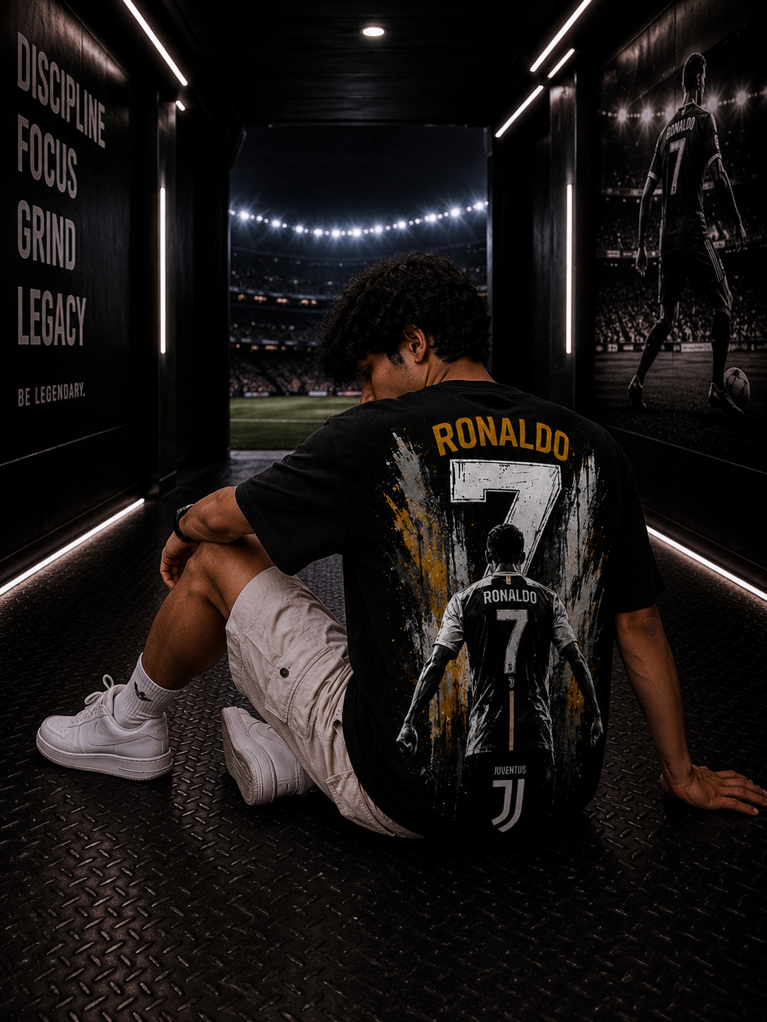 Cristiano Ronaldo #7 Legacy Oversized T-Shirt