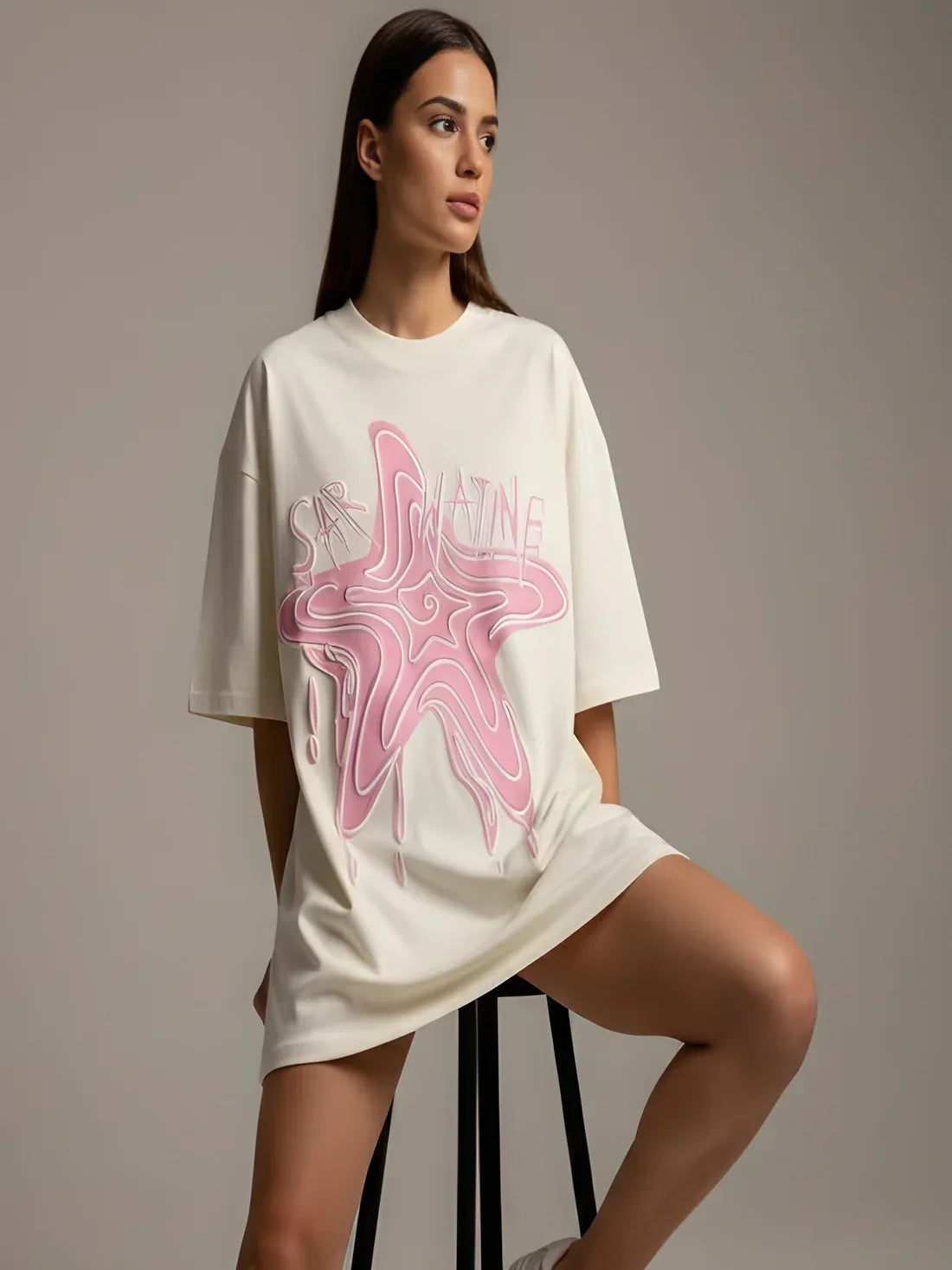 Sizing Store Oversized Gym and Casual T-shirt for women