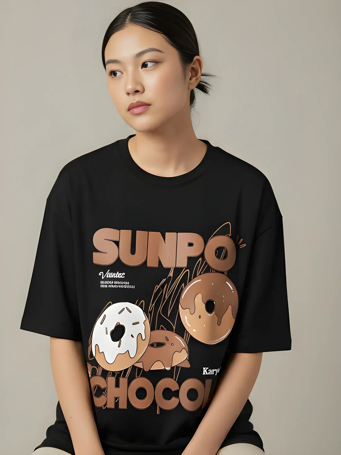 Sizing Store Oversized Gym and Casual T-shirt for women